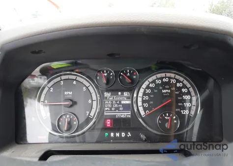 2012 Ram 1500 Slt из США, поврежденный, VIN 1C6RD6LT4CS181334